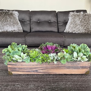 Dining Room Table Centerpiece, Farmhouse floral arrangement,  Handmade Rustic Kitchen Island Floral Centerpiece