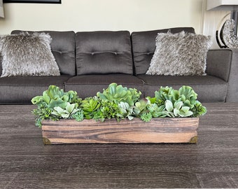 Farmhouse floral arrangement, Dining room table centerpiece, Handmade rustic kitchen Island floral centerpece