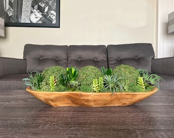 Rustic centerpieces for tables, Farmhouse succulents centerpiece, Long decor on table