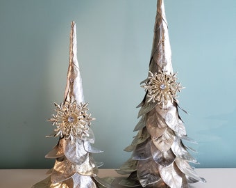 Coni Di Schiuma Per Decorazioni - 6 Pezzi, 24 Cm, Per Alberi Di Natale, Centrotavola, Fai Da Te
