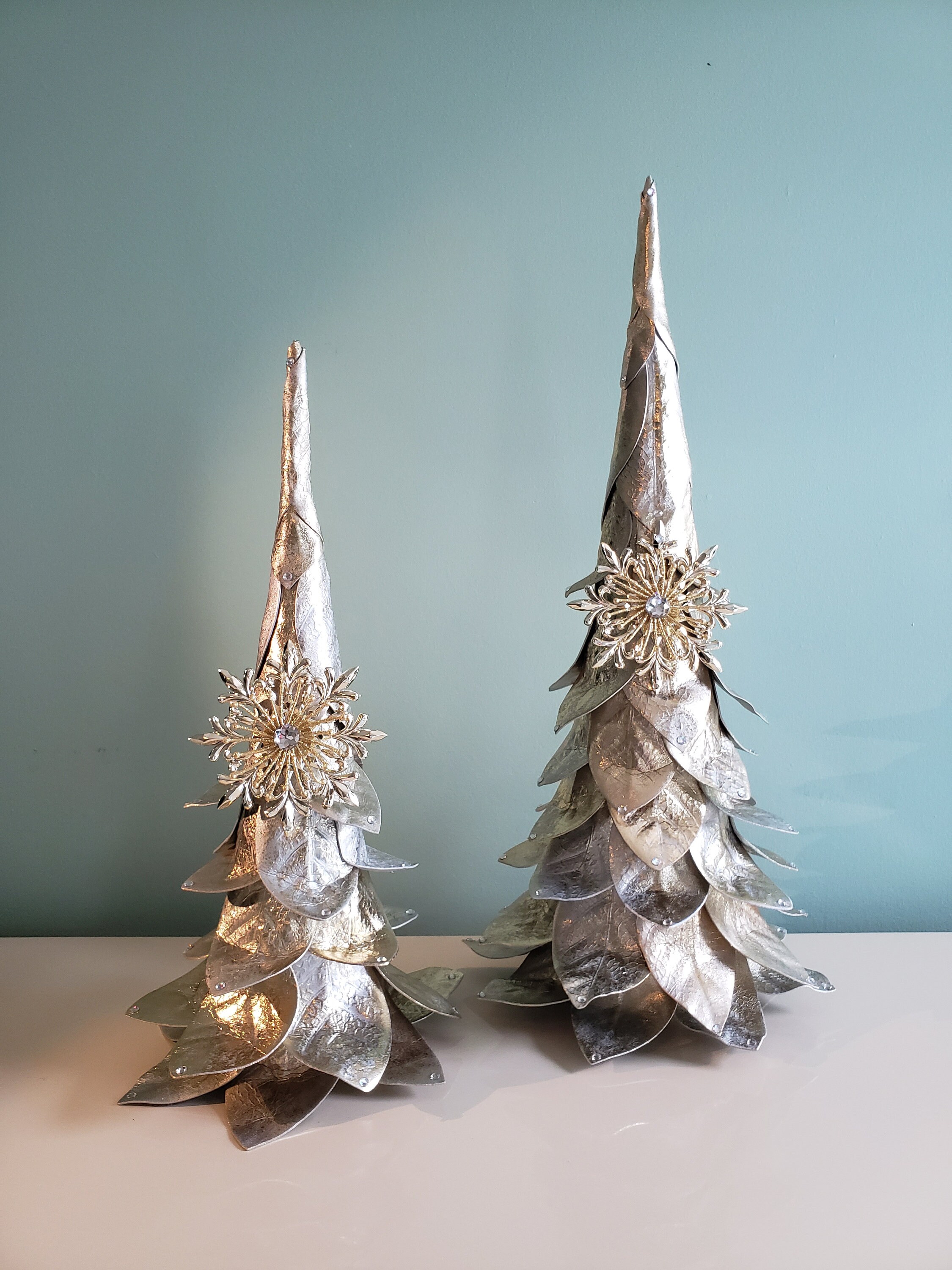 Grande fiore albero di natale candela stampo in Silicone fai da te pigna pianta geometria cono sapone resina gesso fare K decorazioni per feste regalo  15