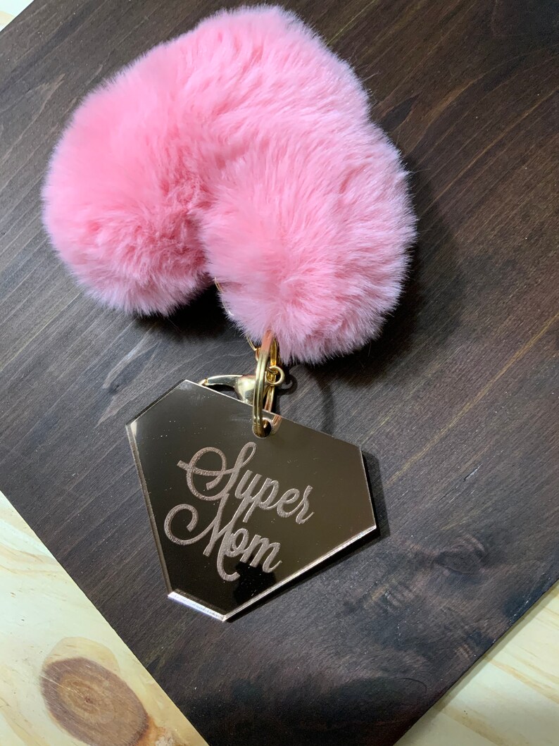 Download Super Mom keychain SVG Mom gift svg digital file keychain | Etsy