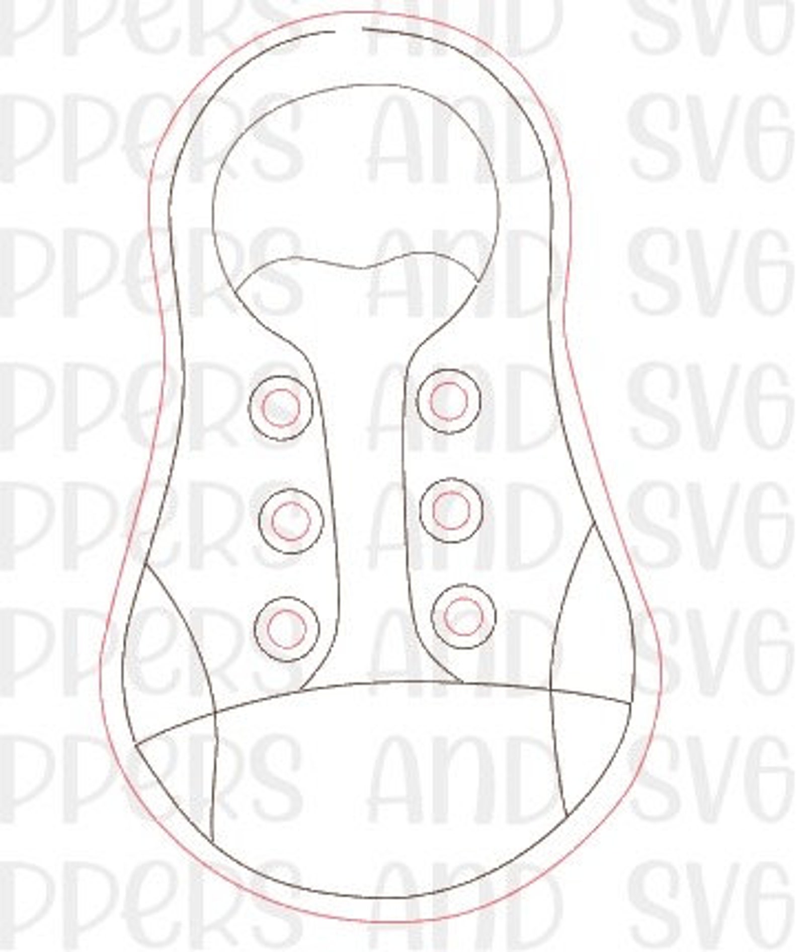 Free Printable Shoe Lacing Template