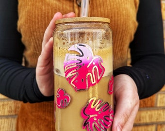 Color changing cup coffee glass