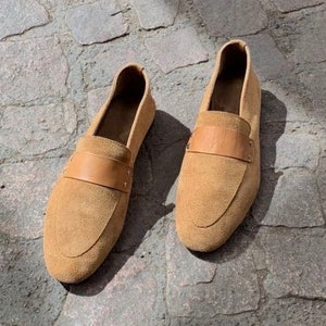 Handmade Driving Moccasins, Women Genuine Leather Loafers, women suede leather Moccasins, Handmade Leather Loafers, women Leather Slip Suede