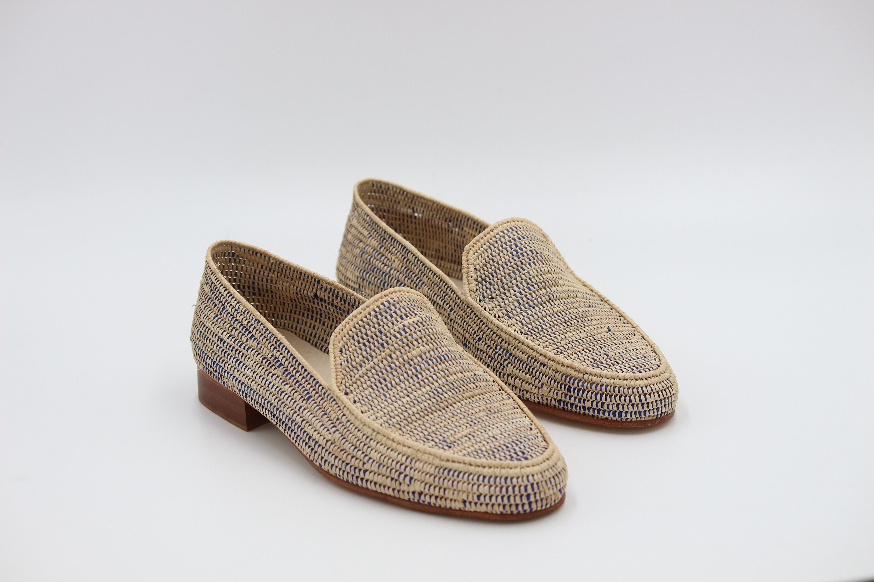 Shoes Mens Shoes Loafers & Slip Ons Raffia mocassin loafer Mocassin Raffia Mules natural raffia moccasins for Men Raffia shoes for men men Raffia shoes 