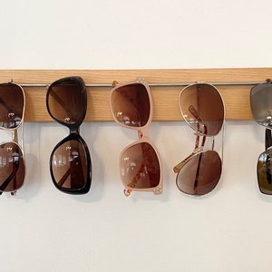 Rangement lunettes de soleil organisateur mural support de lunettes/support  de lunettes pour suspendre lunettes affichage de lunettes