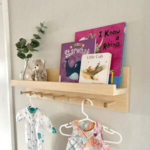 Nursery Shelf Nursery Decor Nursery Shelves Wooden Picture