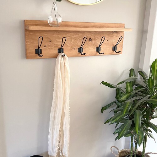 Coat Rack Coat Hooks Entryway Organizer Coat Hook Rack With Etsy Canada