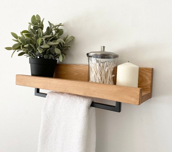 Self-Adhesive Towel Racks Wall Mounted Towel Hanger Bathroom Towel Bar  Shelf Roll Holder Hanging Hook Bathroom Organizer