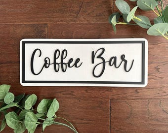 Coffee Bar Sign, Wooden Coffee Sign, Rustic Wood Sign, Coffee Decor, Coffee Lover Gift, Housewarming Gift, Farmhouse Decor, Wooden Cafe Sign