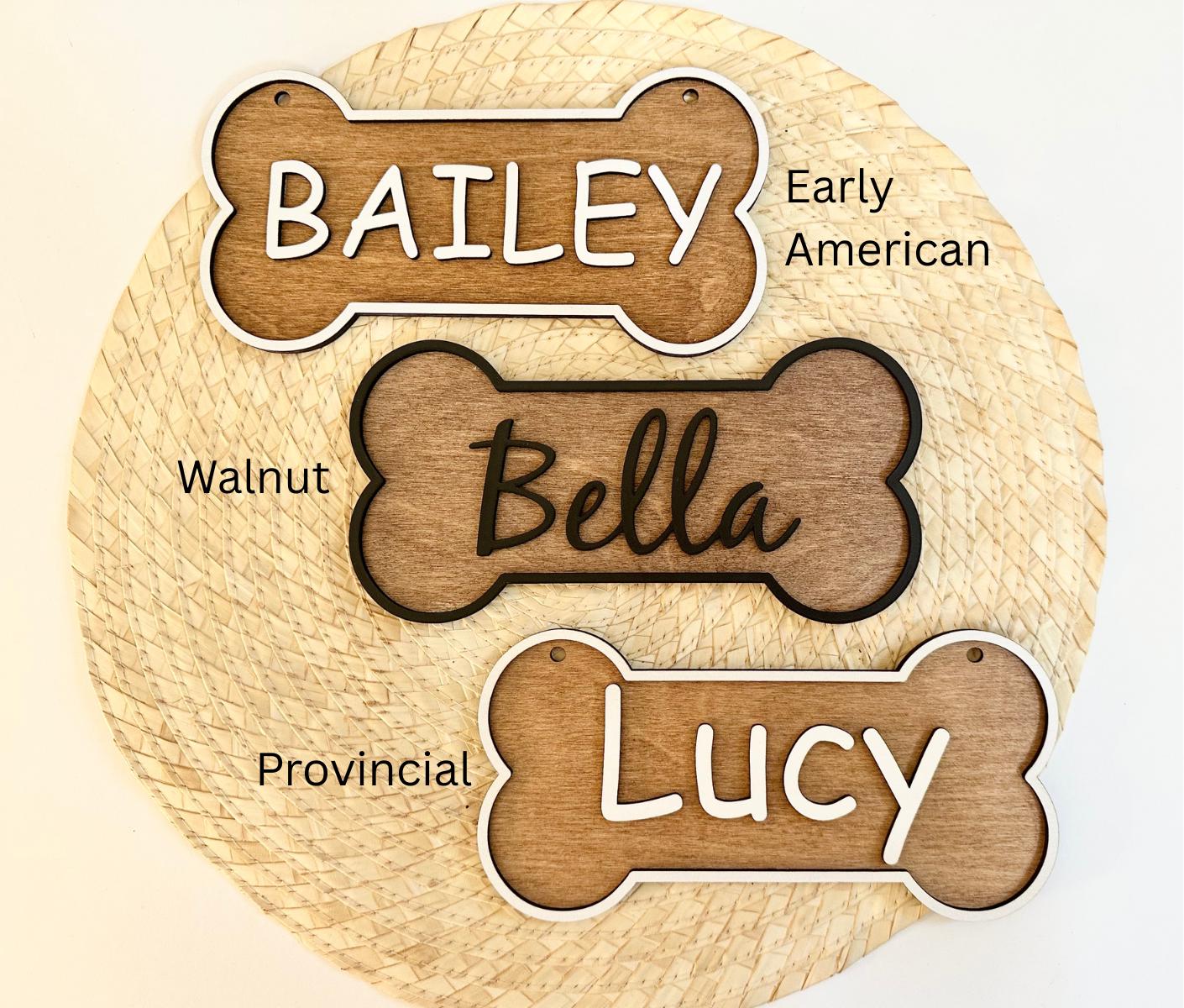 Illustration of Personalized Dog Crate Name Makers