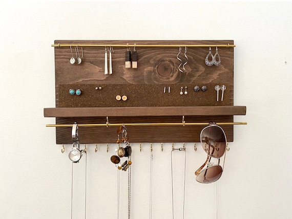 Cork board necklace sale holder