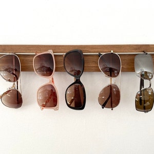 Sunglasses Holder Organizer, Earring holder, Sunglasses Hanger and Display, Modern Sunglass Holder, Sunglass Rack image 1