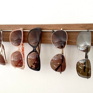 Sunglasses Holder Organizer, Earring holder, Sunglasses Hanger and Display, Modern Sunglass Holder, Sunglass Rack image 2