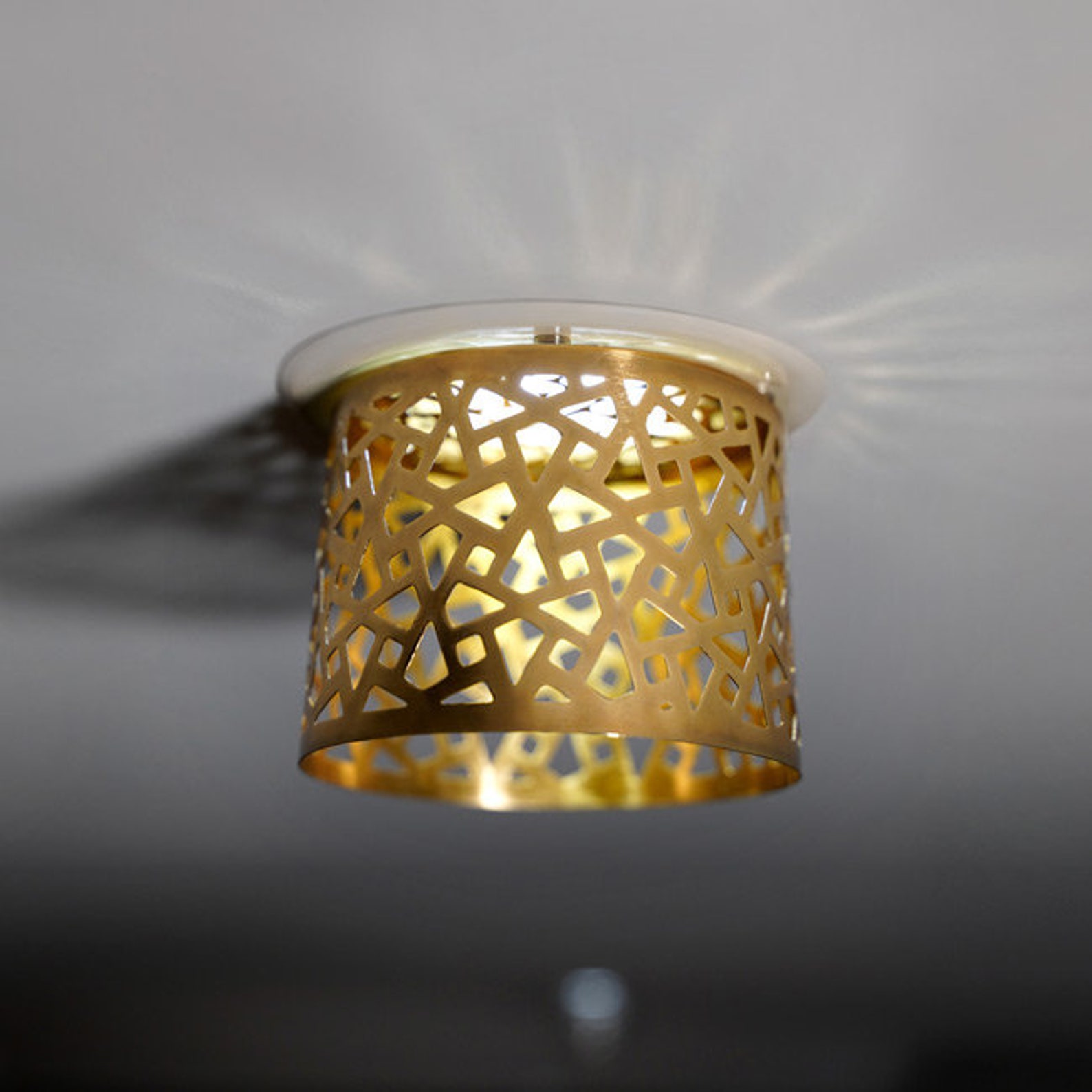 Recessed Light Décor DIY Pot Light/gold Recessed Light Etsy Canada