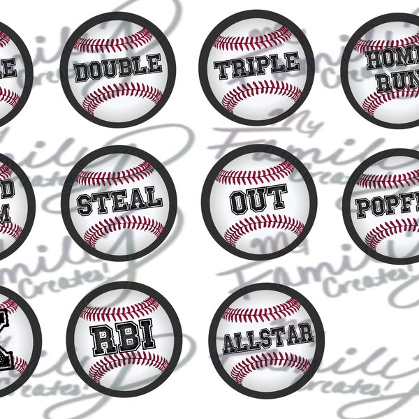 Baseball Player Achievement Helmet Stickers