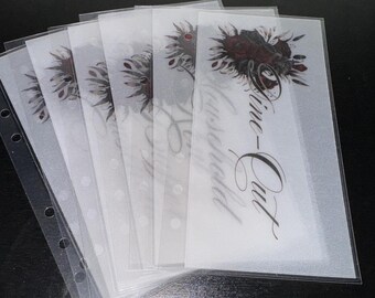 Dark Romance Simplistic Cash Envelopes