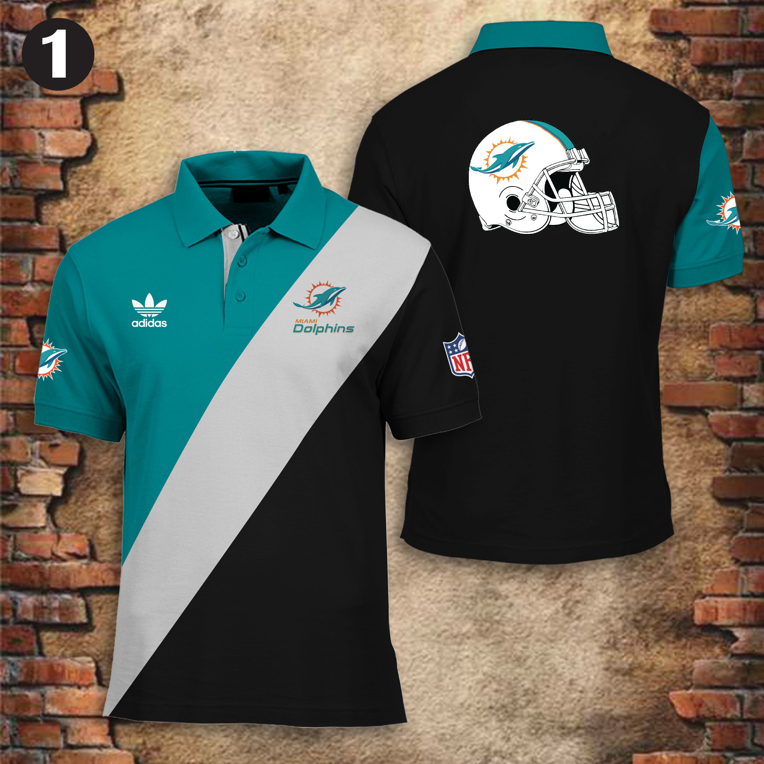 miami dolphins polo shirt