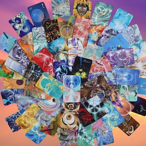 Oracle THE COSMIC VOICE, French oracle, divination, cartomancy, deck, guidance