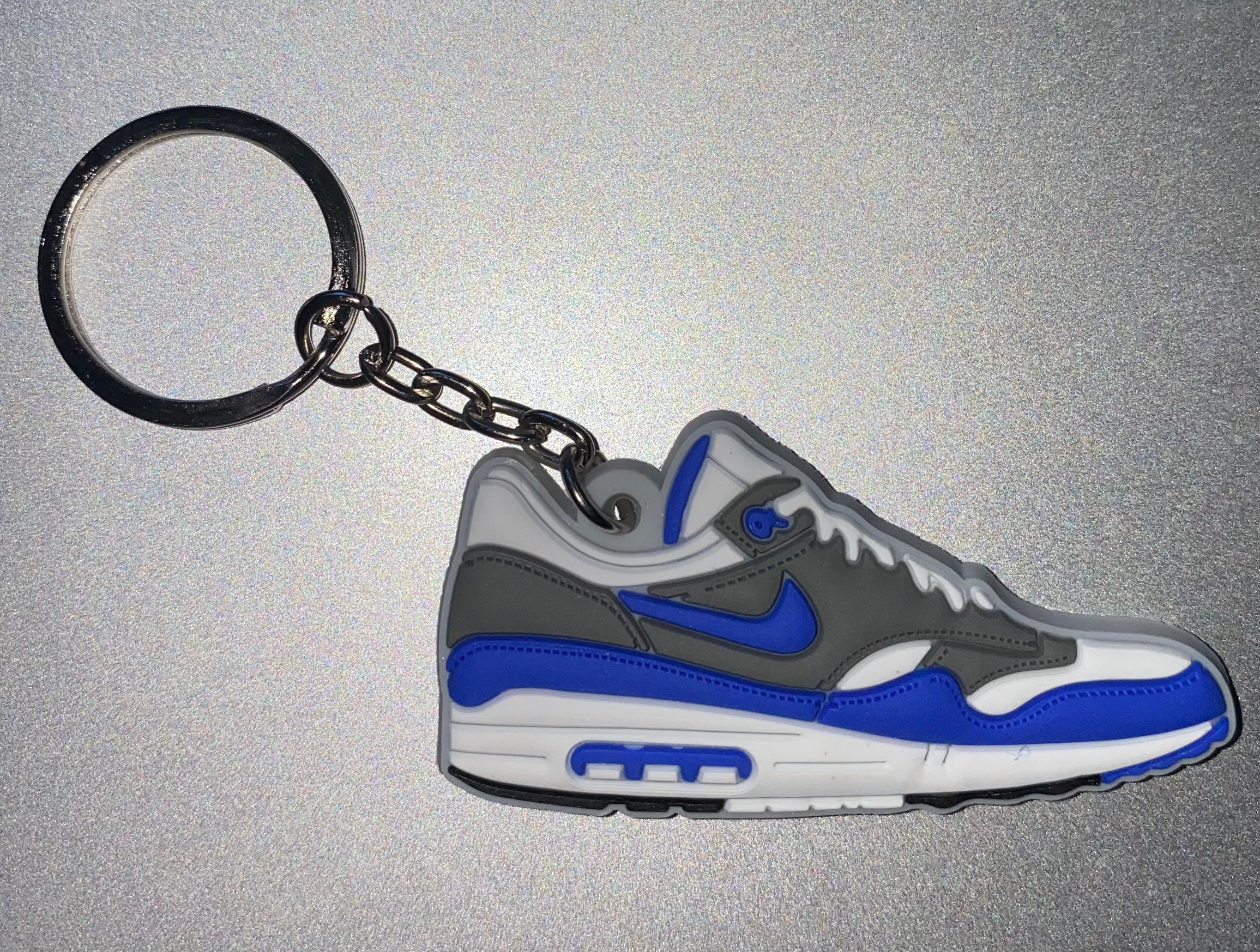 Nike Air Max 1 Keychain Blue/GreyWhite Etsy