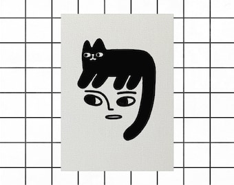 Cat Lady - Canvas Print