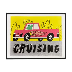 Cruising - Risograph Print