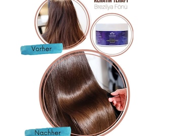 Keratin Glättung / Brasilianische Haarglättung [Valentines Professional] 250 ml