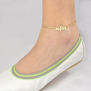 Name Anklet • Initial Anklet • Custom Silver Anklet • Custom Anklet • Personalized Anklet • Custom Name Anklet • Personalized Name Anklet