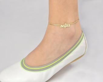 Name Anklet • Initial Anklet • Custom Silver Anklet • Custom Anklet • Personalized Anklet • Custom Name Anklet • Personalized Name Anklet
