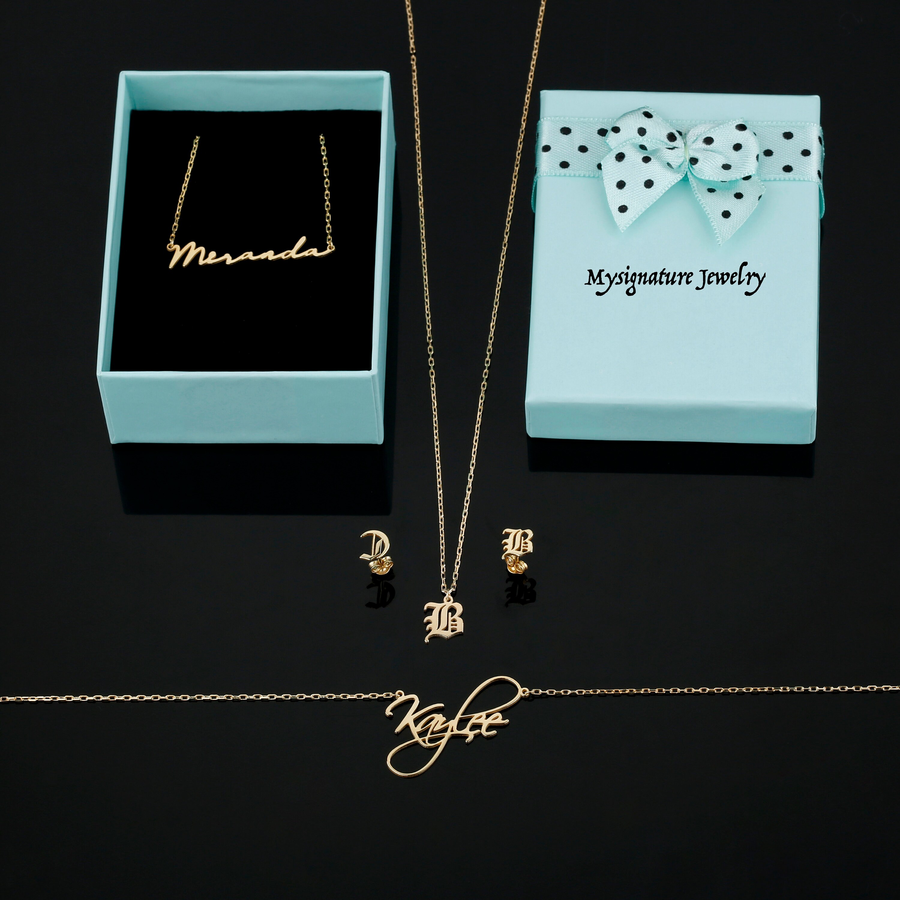 Orecchini Personalizzati Con Nome Per Donna – Regalo Unico In Oro, Argento O Oro Rosa, Con Scatola Regalo Inclusa - 4