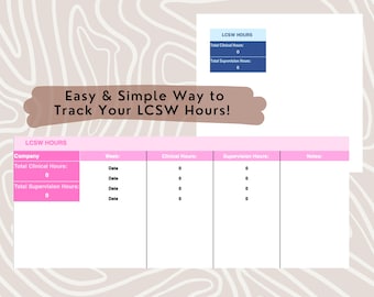 How to Track Lcsw Hours  