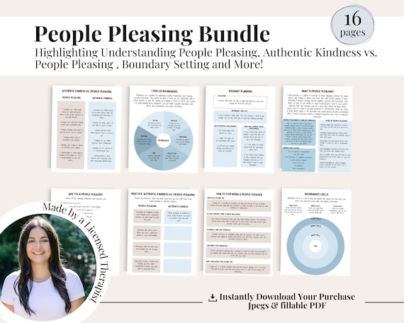 People Pleasing Workbook: Boundary Setting & Authentic Kindness (PDF)