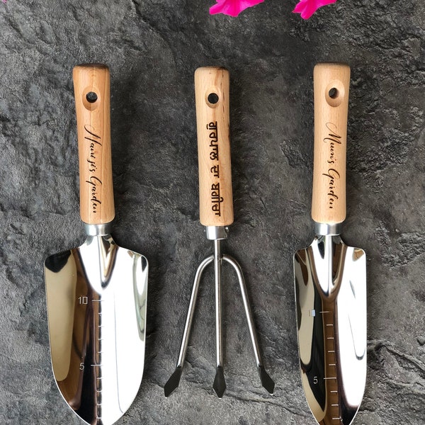 Personalized Garden Tools - Punjabi and English