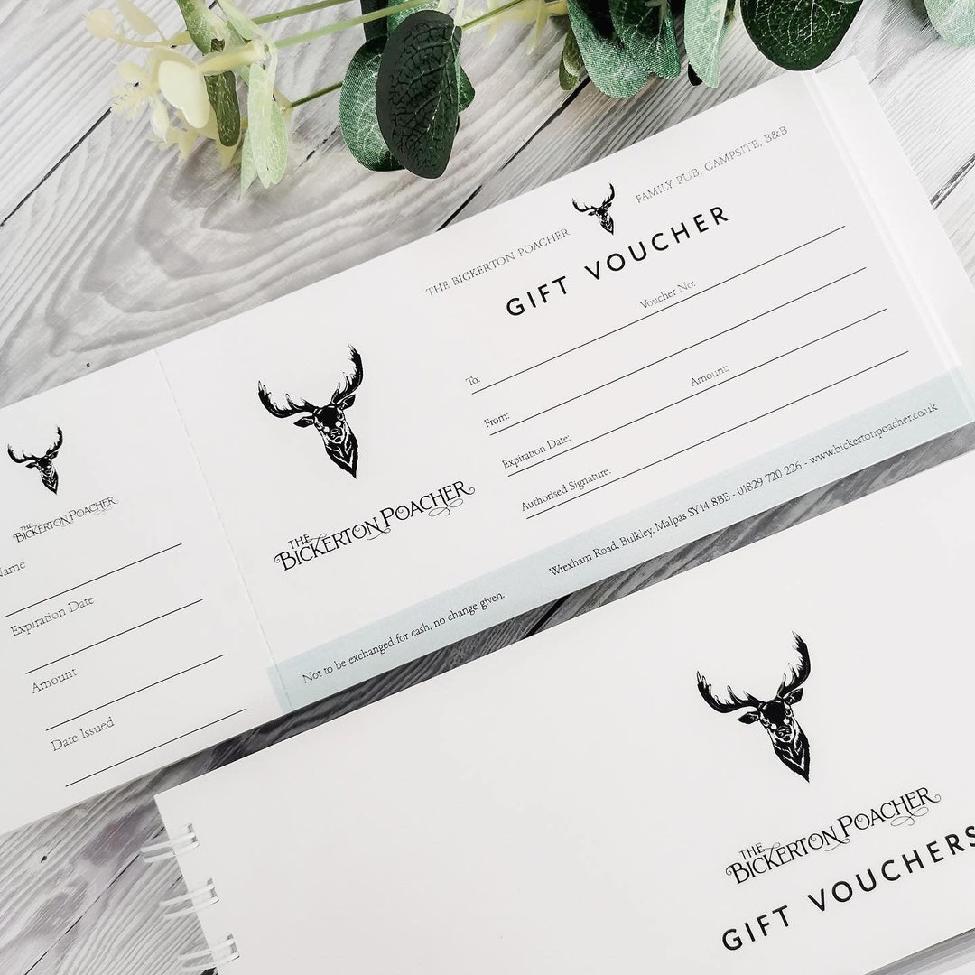 Custom Christmas Gift Vouchers Business Gift Vouchers Gift Etsy UK