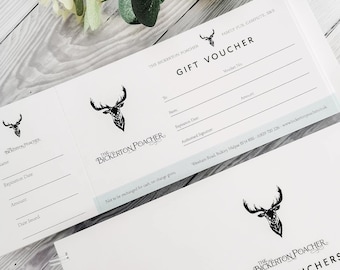 Custom Business Gift Voucher Book, Restaurant, Pub, Hotel