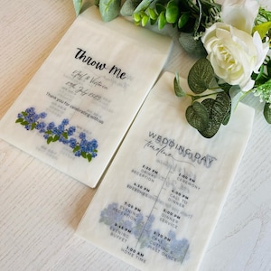 Sacchetti in cellophane stampati per matrimonio C6, sacchetti per confetti, sicuri per alimenti, sacchetti per bomboniere, bomboniere, sacchetti stampati, sacchetti regalo, sacchetti per imballaggio con logo