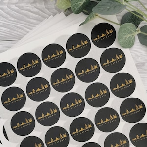 Pegatinas circulares de 37 mm, hojas a4, acabado mate, pegatinas con logotipo, pegatinas personalizadas, impresas, pegatinas redondas, embalaje, sellado de cajas
