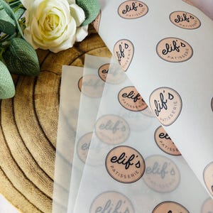 A3 custom logo packaging paper, vellum, tissue paper, wrapping, personalised, business wrapping paper