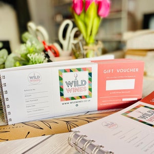 Custom Gift Vouchers, Business Gift Vouchers, Customisable Gift Voucher, Voucher Printing, Voucher Design, Business Stationery, Mother's Day