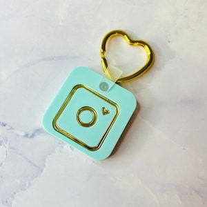 Portachiavi NFC personalizzato, portachiavi con prenotazione estetica, biglietto da visita, portachiavi Instagram, biglietto da visita digitale, portachiavi in acrilico, portachiavi intelligente,