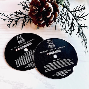 Custom printed candle dust covers, 25 pack candle packaging, bespoke design candle packaging, candle lid, circular candle cover, candle box