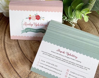 Aangepaste visitekaartjes, branding, afspraakkaarten