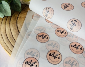 Custom Logo A3 Vellum Paper, Personalized Business Packaging