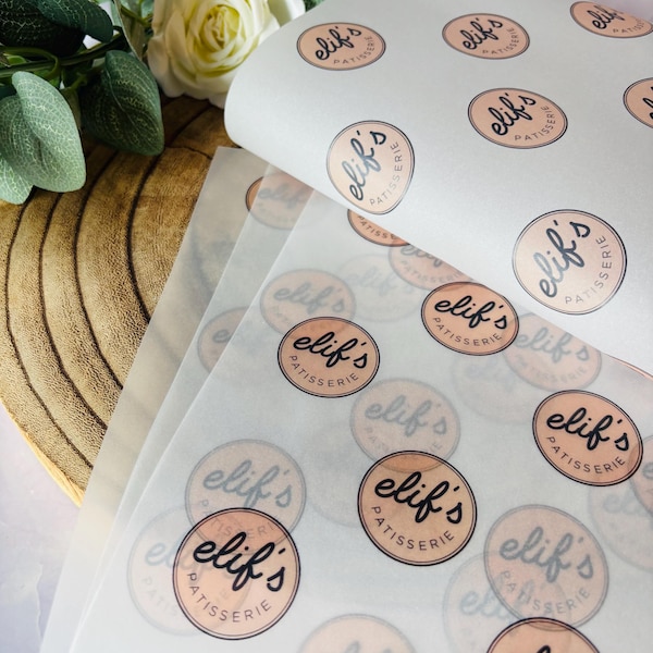 Custom Logo A3 Vellum Paper, Personalized Business Packaging