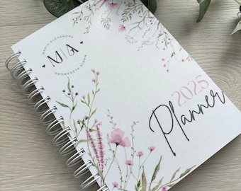 Personalized 2026 Planner, Custom Logo Cover, A5 Recycled Paper Diary