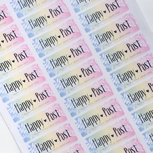 Pegatinas rectangulares, hojas a4, acabado mate, pegatinas con logotipo, pegatinas personalizadas, impresas, pegatinas rectangulares, embalaje, etiquetas de devolución