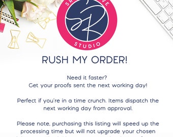 Rush my order! Need it faster?