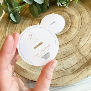 Fundas para velas con impresión personalizada, embalaje para velas (50 unidades), diseño personalizado, tapa para velas, funda circular para velas y caja para velas.
