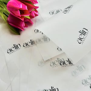 A4 custom logo packaging paper, vellum, tissue paper, wrapping, personalised, business wrapping paper